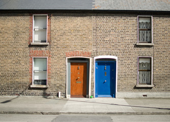 Hauseingänge in Dublin