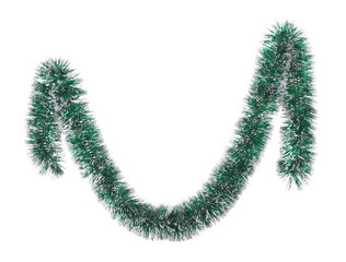 Christmas green tinsel. - 61936475