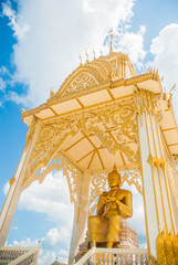 Big Buddha Statue with nice blue sky background