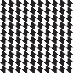Abstract black and white seamless pattern.