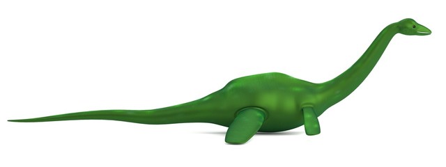 realistic 3d render of lochness monster