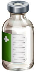 A vaccine bottle