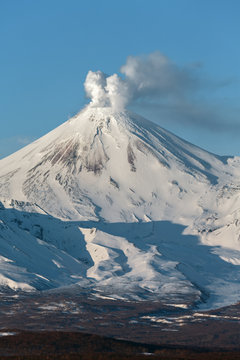 Landscape of Kamchatka: Avachinsky Volcano