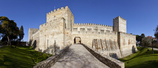 Sao Jorge (St. George) Castle in Lisbon