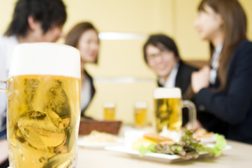 beer in beer mug