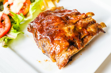 Grilled Ribs meat steak