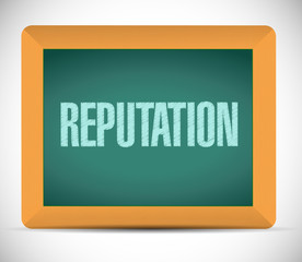 reputation message board illustration design