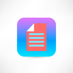 Red document icon