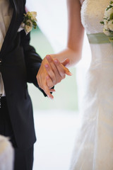 couple holding hands