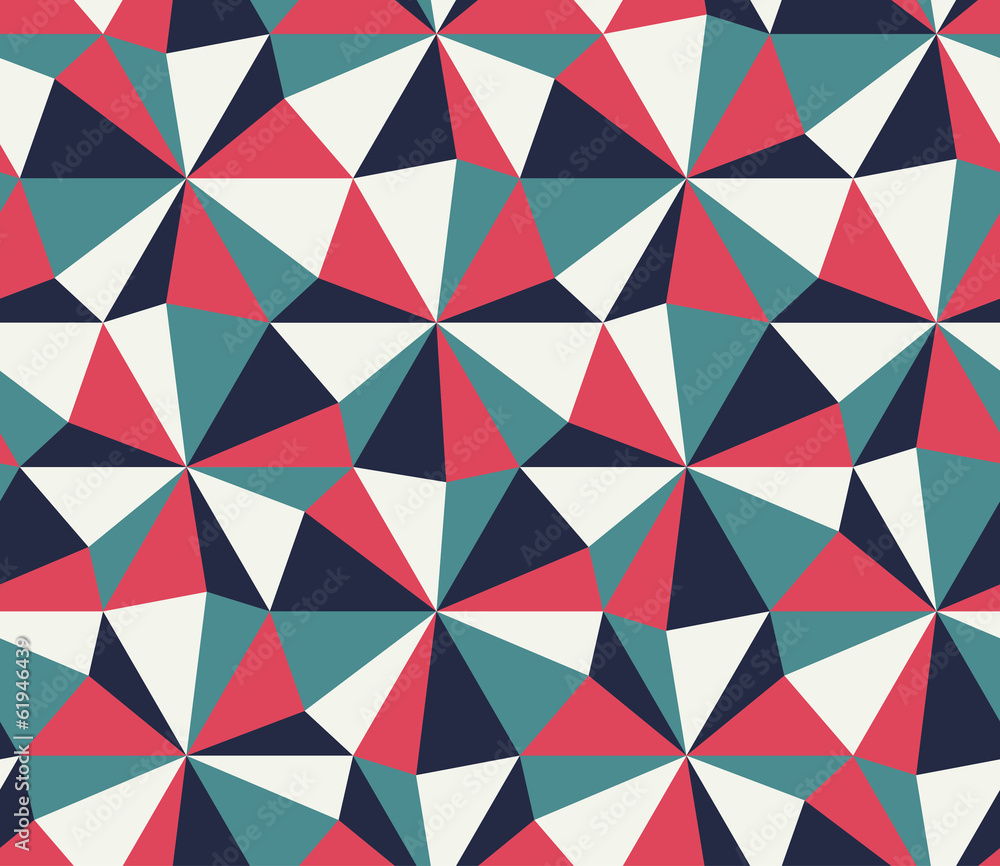 Poster seamless geometric pattern