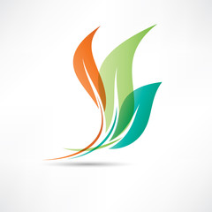 Obraz premium Colored leafs