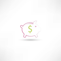 pink pig moneybox