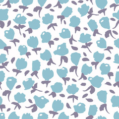 Seamless stylish floral pattern