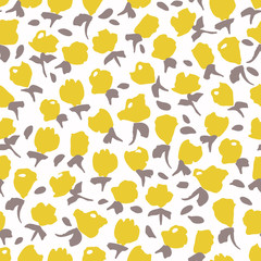 Seamless elegant floral pattern