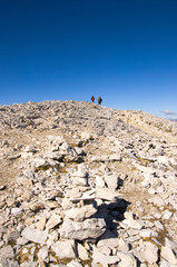 Wanderweg in den Dolomiten - Alpen