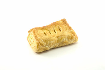 Puff pastry isolated