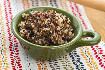 Tricolor quinoa grain