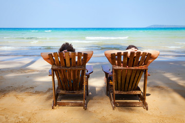 sunbathing on the beach © Song_about_summer