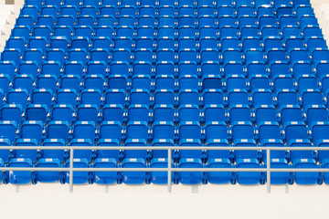 Chairs in the stadium