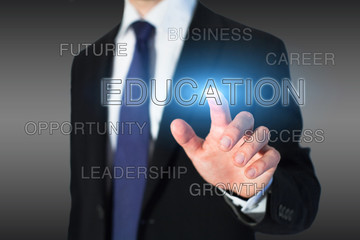 business education concept, professional growth