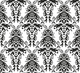 black and white vintage wallpaper