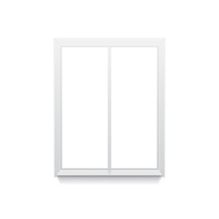 Vector illustration of window isolated on white background