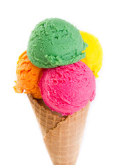 Ice cream in the cone