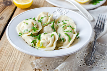 Dumplings with meat