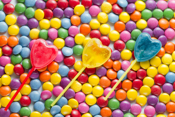 Lollipops with candies