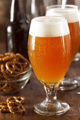 Refreshing Belgian Amber Ale Beer