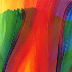Abstract acrylic hand painted background