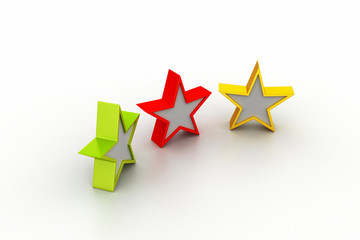 Fototapeta premium 3d rendering stars