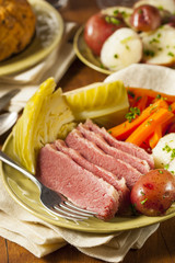 Homemade Corned Beef and Cabbage