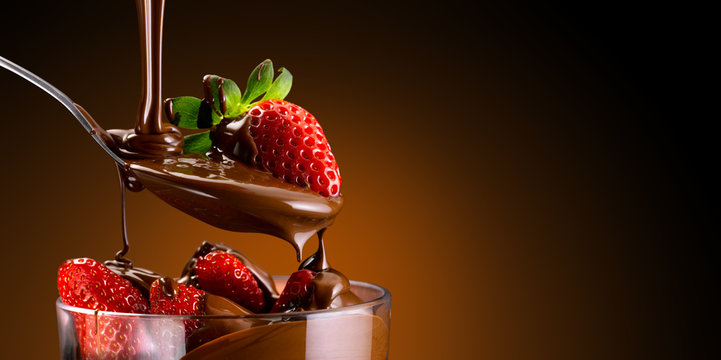 fragole e cioccolato