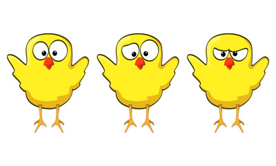 cartoon chicken collection wings up