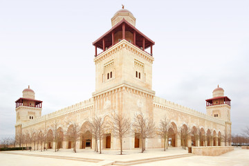 King Hussein Bin Talal mosque in Amman, Jordan