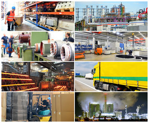 Collage Industriepanoramen