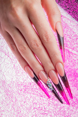 Fototapeta premium nails and hands