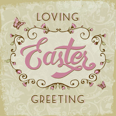 Vintage Easter card