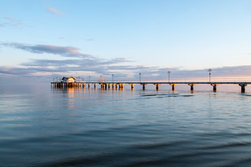 Naklejka premium Tramonto al Faro