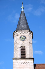 Fototapeta na wymiar Kościół Najświętszego Serca w Erlangen