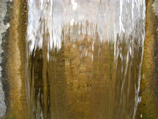 Beautiful view of flowing water