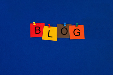 Blog, sign series for computers and internet blogging.