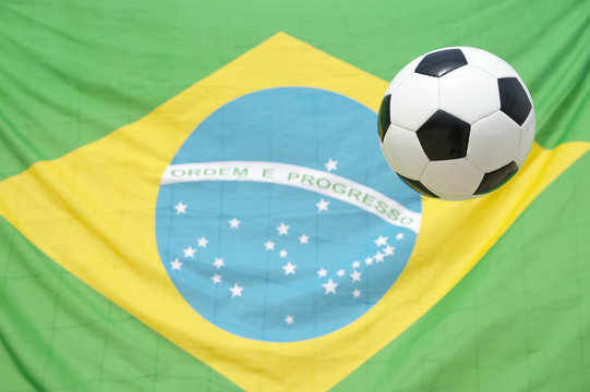 Brazilian Flag Soccer Ball Football