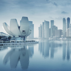 Fototapeta premium Singapore Skyline