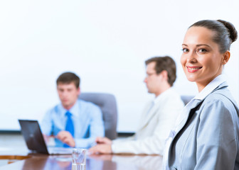 Obraz premium portrait of a successful business woman