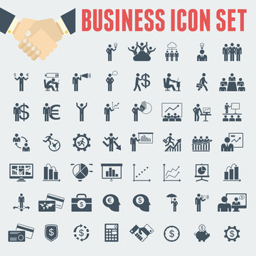Flat Business Infographic Elements plus Icon Set. Vector.
