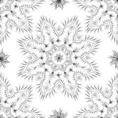 Seamless floral abstract design