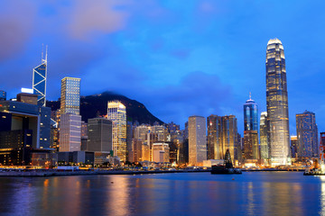 Fototapeta premium Hong Kong sunset