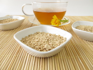 Tee aus Teegranulat